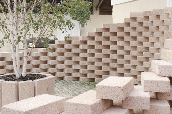 Hempcrete blocks